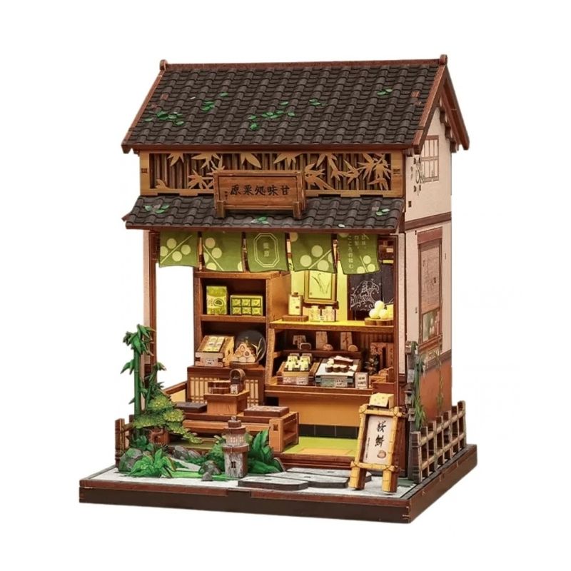 Japanese Wooden Miniature House Kanmi-Dokoro Tea House