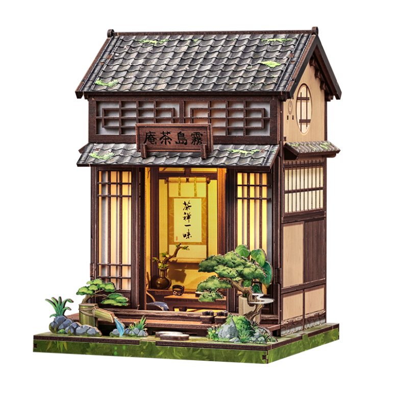 Japanese Wooden Miniature House Kirishima Cha-An