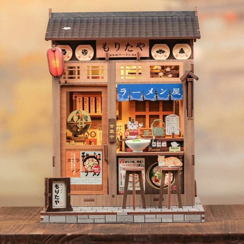 Japanese Wooden Miniature House Kit Morita-Ya