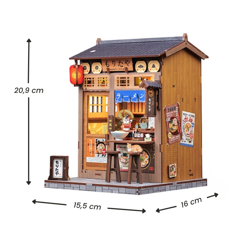 Japanese Wooden Miniature House Kit Morita-Ya