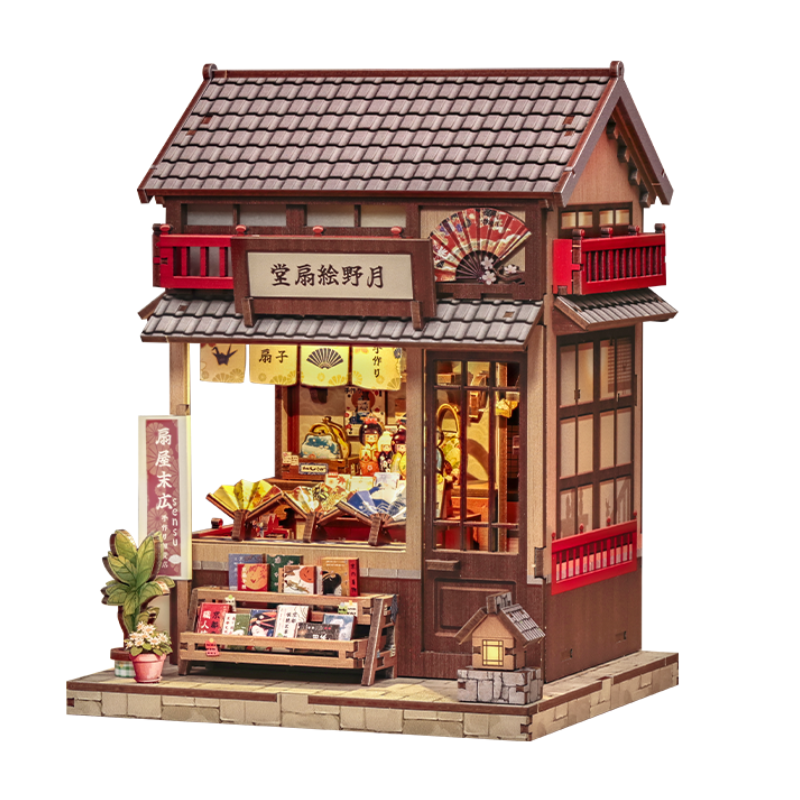 Japanese Wooden Miniature House Tsukino Eogi-Dou