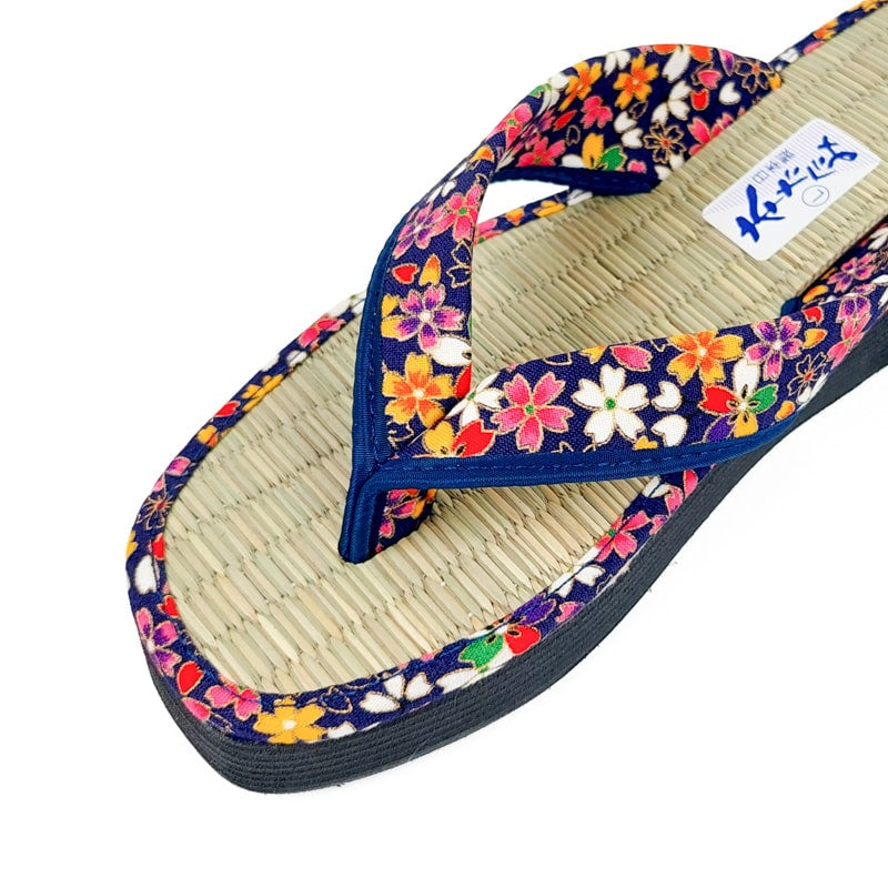 Japanese Zori Slippers - Sakura Blue EU 35 - 37