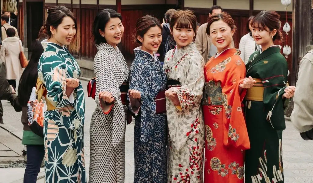 Japanese women in kimono