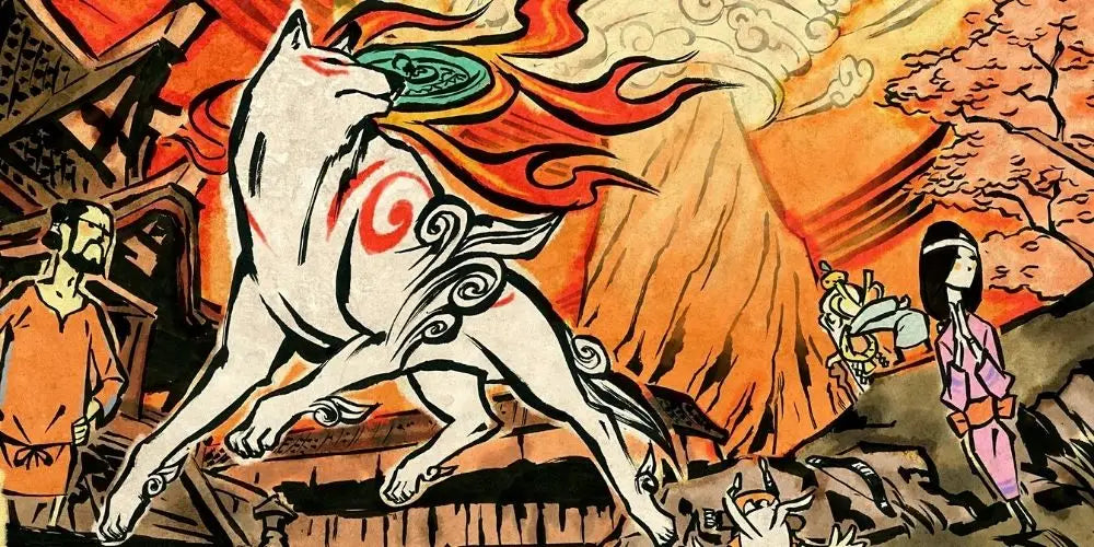 video game Okami Amaterasu