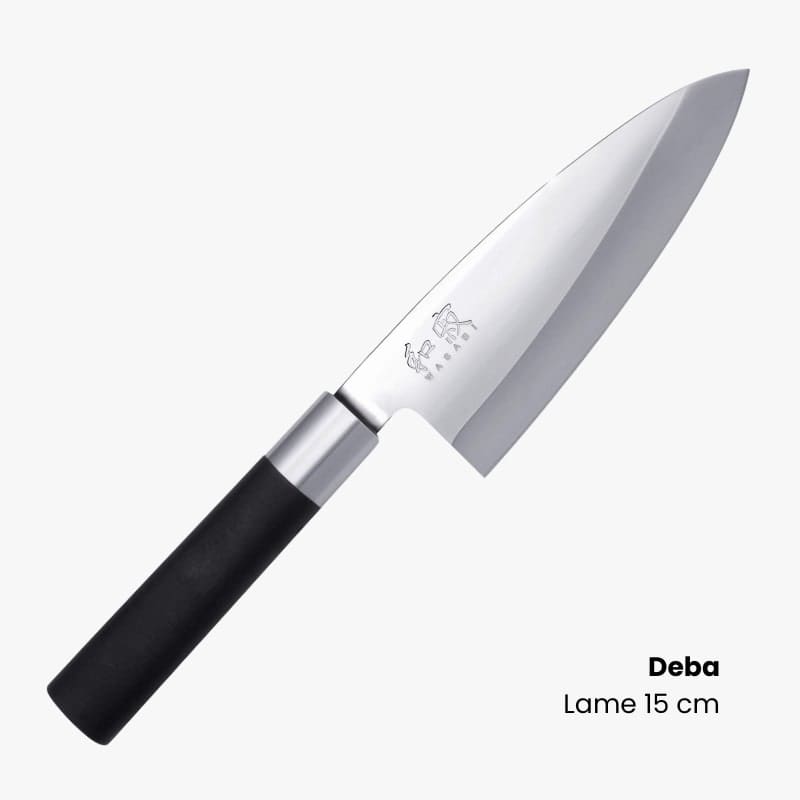 KAI Wasabi Black Knife Set – 5-Piece in Case