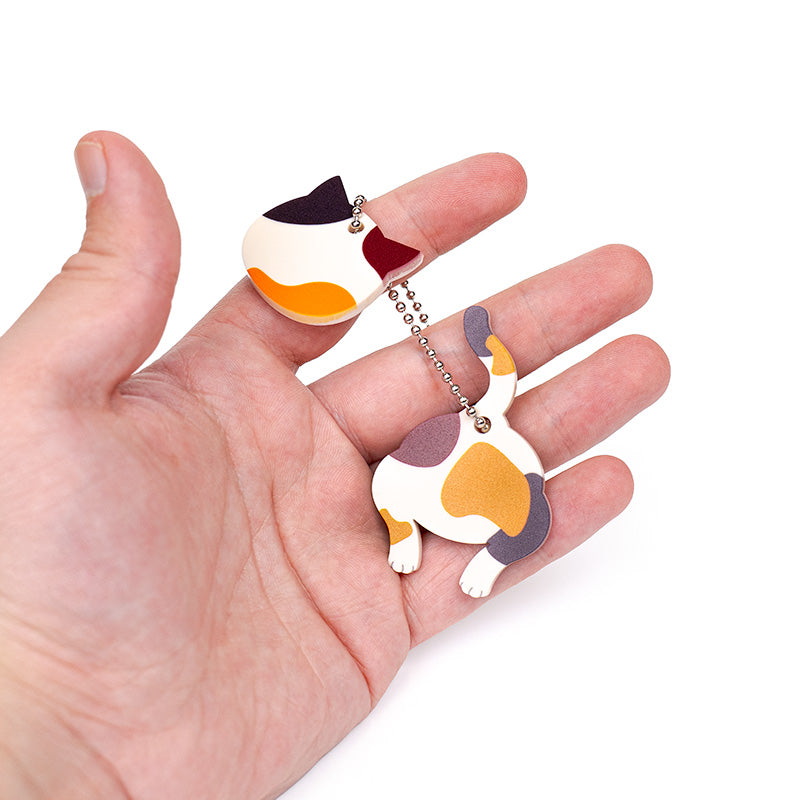 Keychain Acrylic - Mikeneko Cat