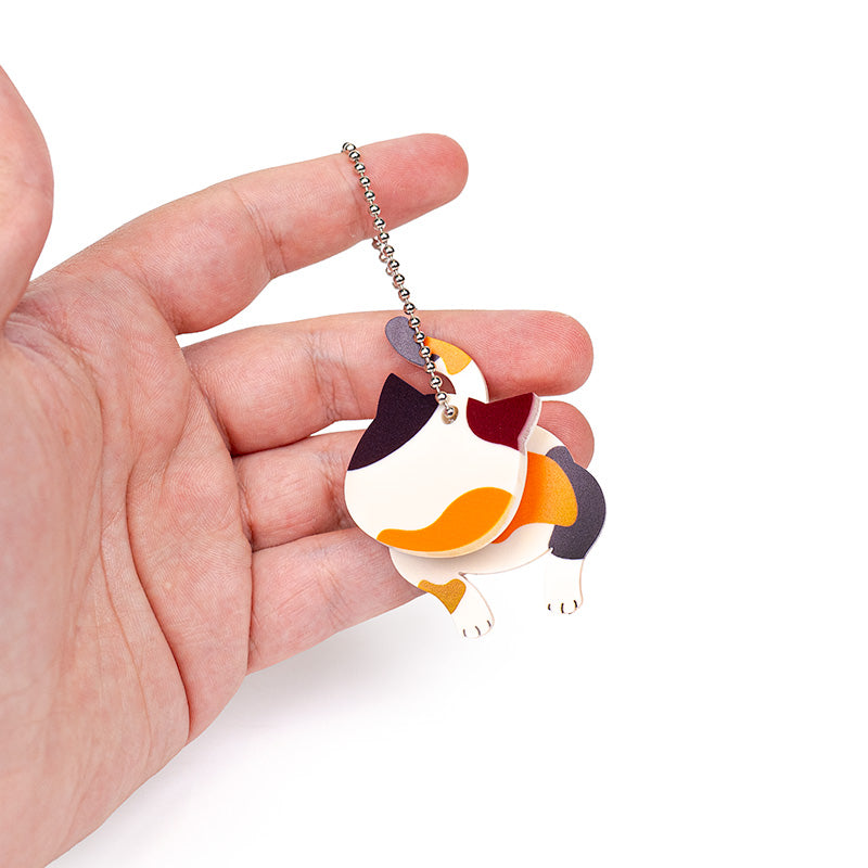 Keychain Acrylic - Mikeneko Cat
