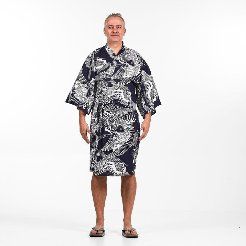 Kimono Happi Homme Carpe Koï - One size