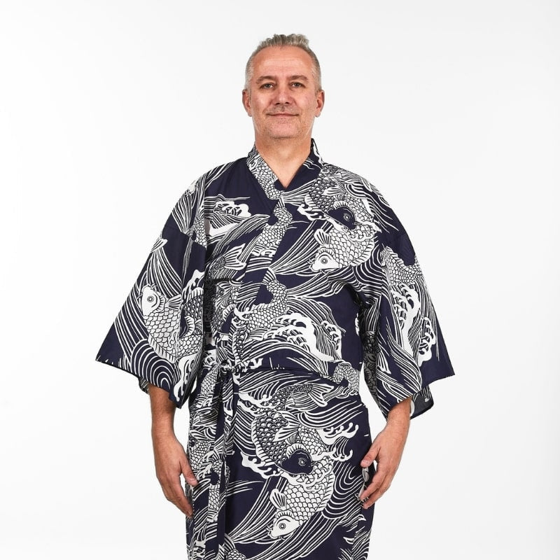 Kimono Happi Homme Carpe Koï - One size