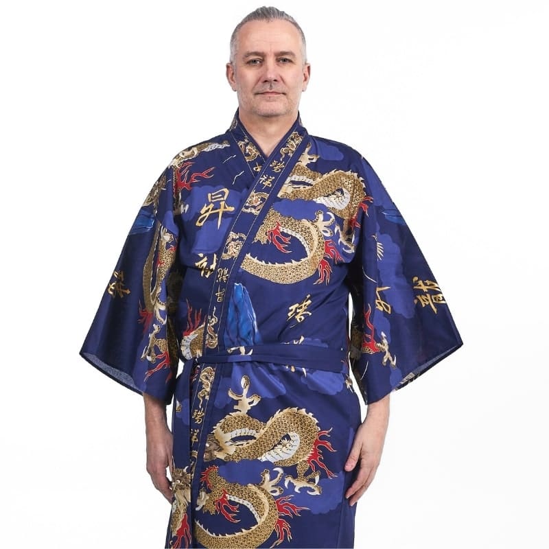 Kimono Happi Homme Dragon - Taille unique