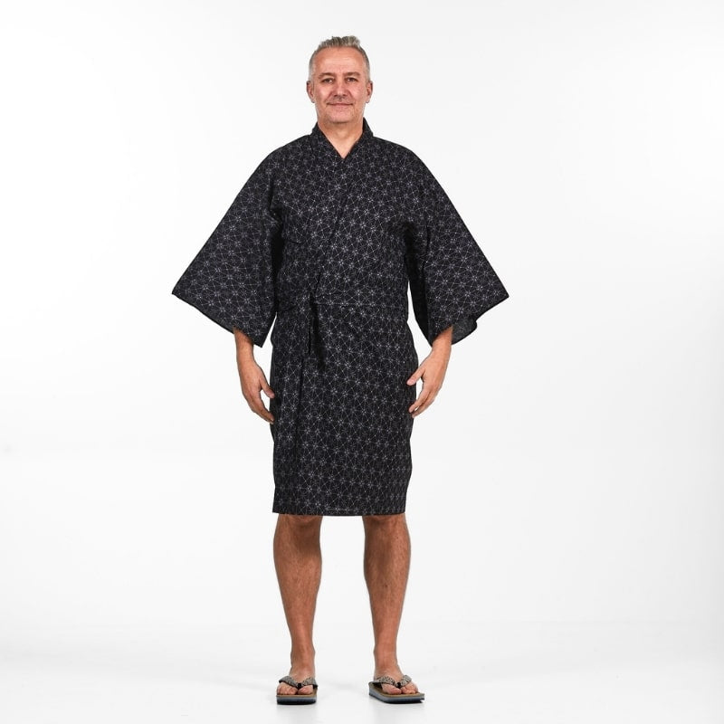 Kimono Happi Homme Hishigata - One size fits all