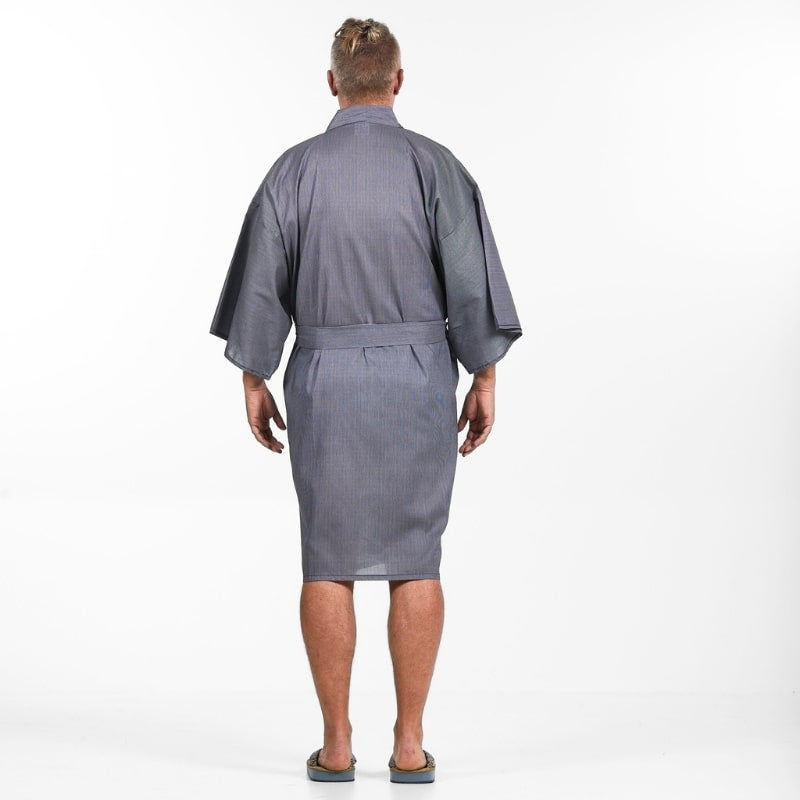 Happi Men's Striped Kimono - One size