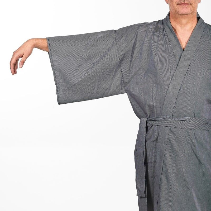 Happi Men's Striped Kimono - One size