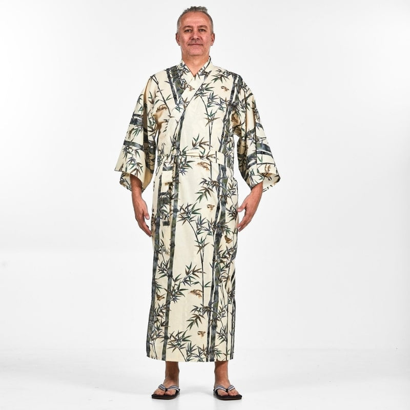 Men's Japanese Bamboo Kimono - One size