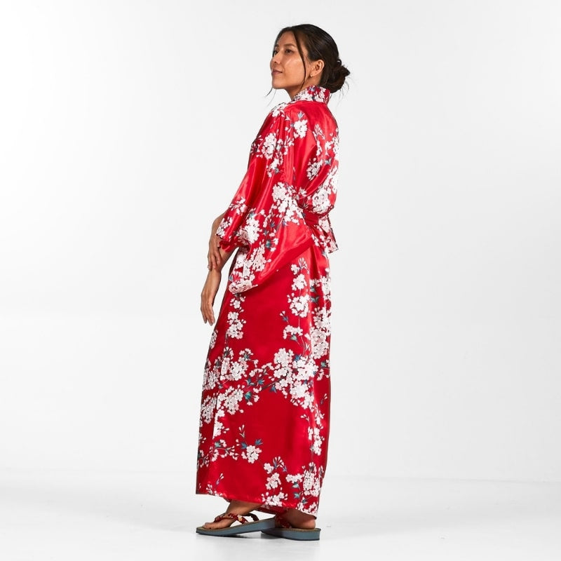 Cherry Blossom Women's Japanese Kimono - One size