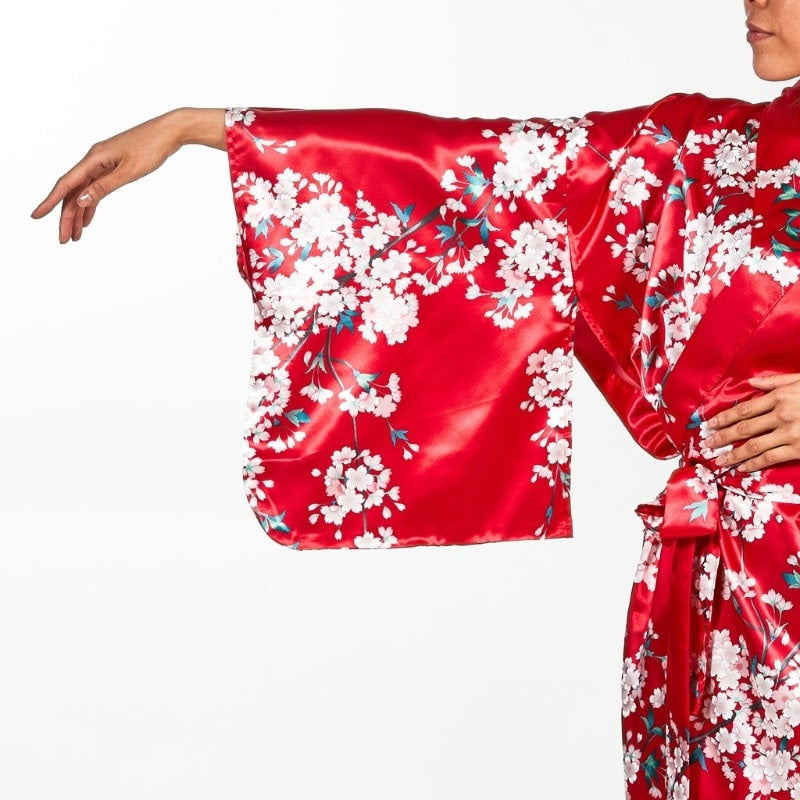 Cherry Blossom Women's Japanese Kimono - One size