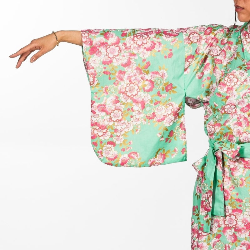 Women's Yukata Kimono Sakura Flower