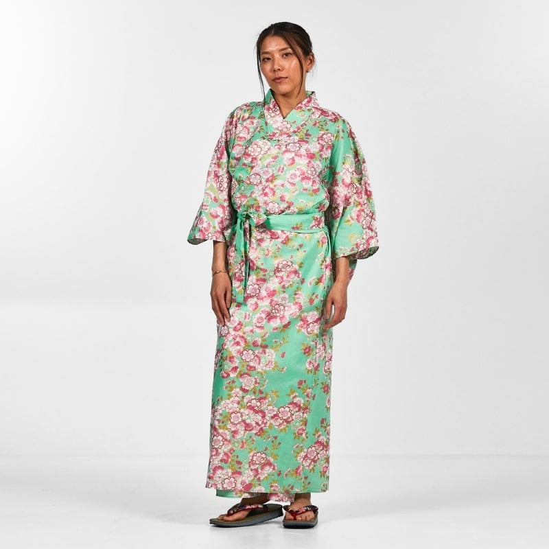 Women's Yukata Kimono Sakura Flower