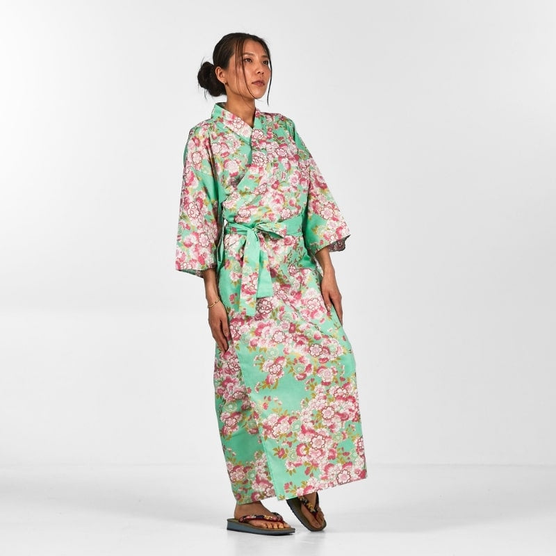 Women's Yukata Kimono Sakura Flower - M