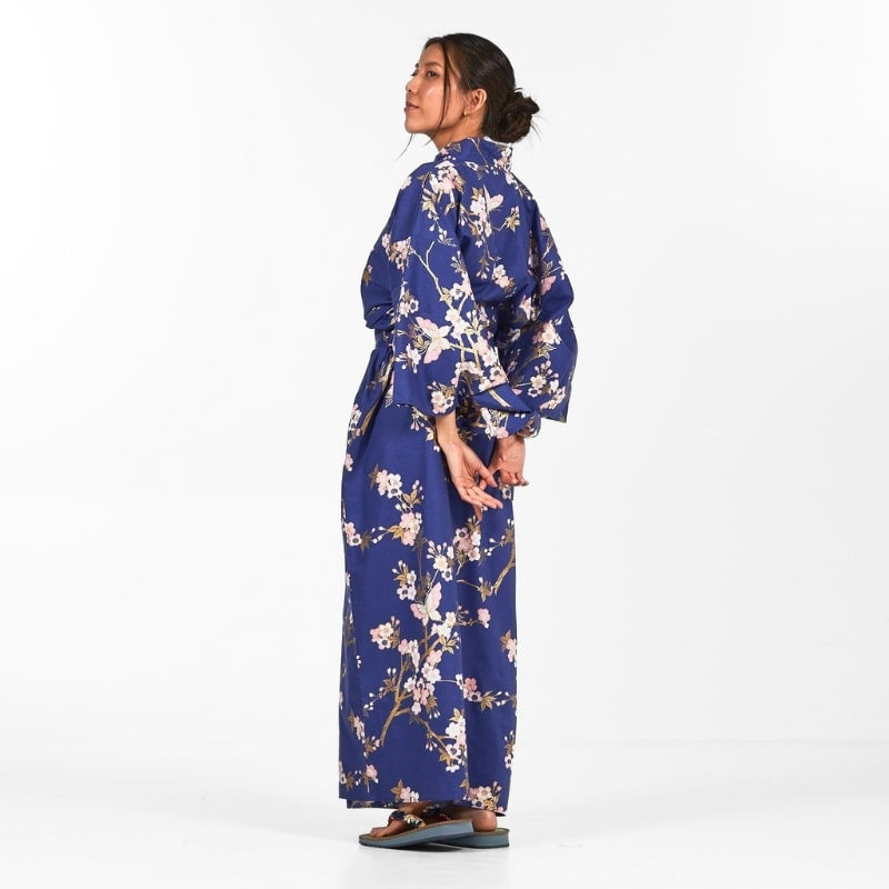 Women's Yukata Kimono Sakura to Chō