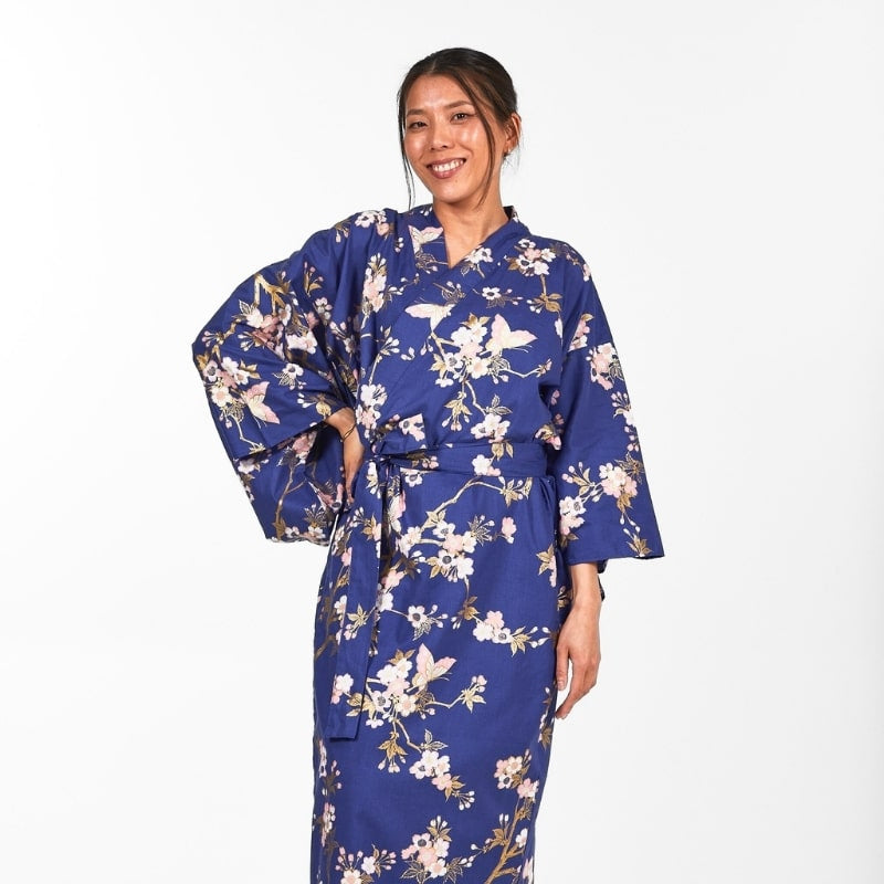 Women's Yukata Kimono Sakura to Chō