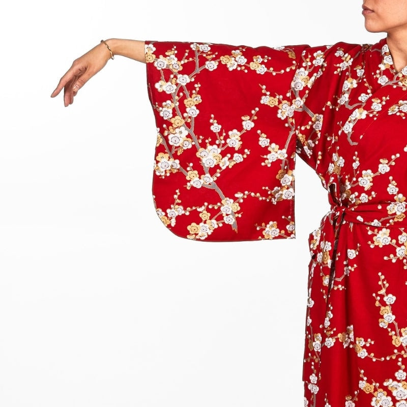 Women's Shiraume Yukata Kimono