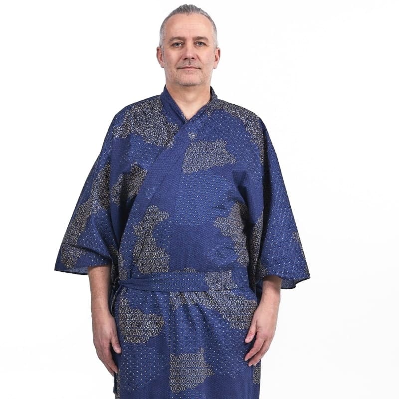 Kimono Yukata Homme Kumo