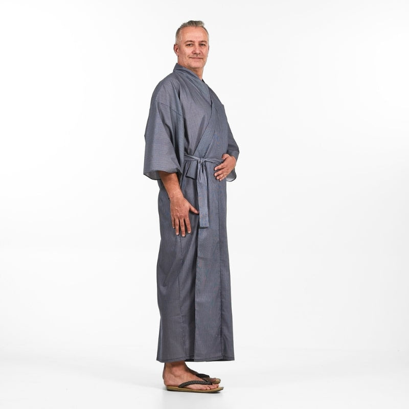 Striped Men's Yukata Kimono