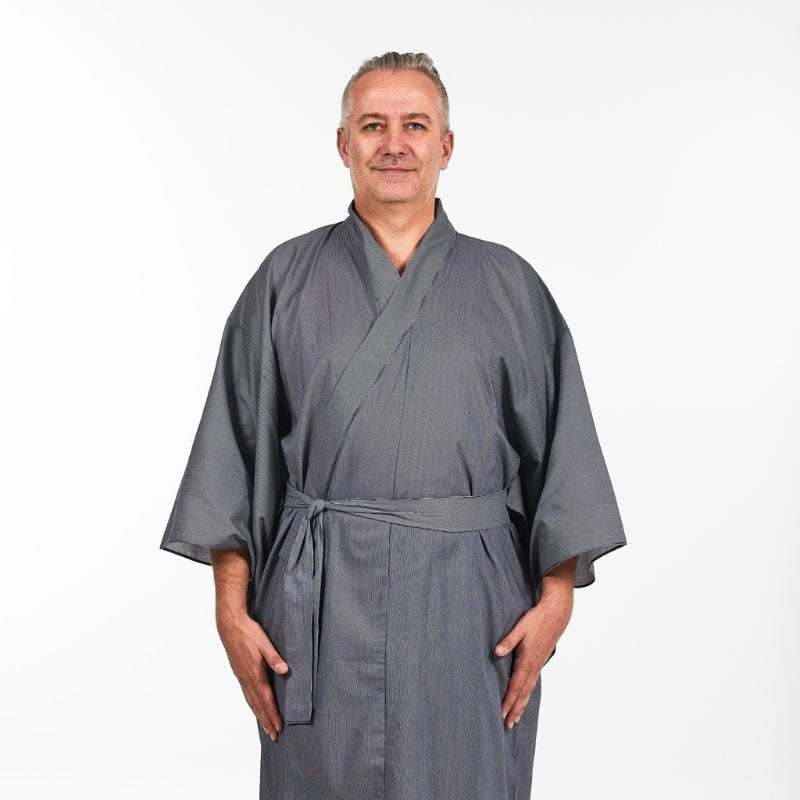 Striped Men's Yukata Kimono