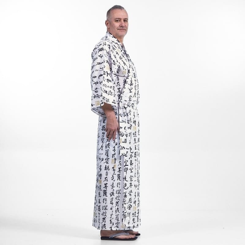 Kimono Yukata Homme Sutra Hannya