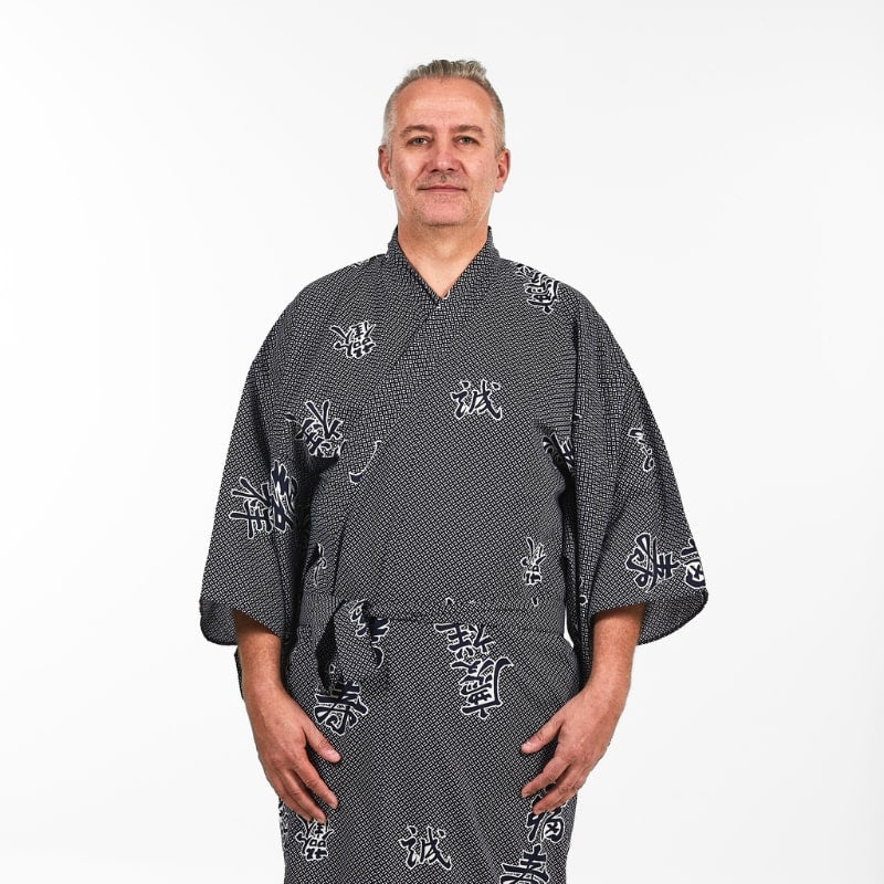 Men's Yukata Kimono Yorokobi