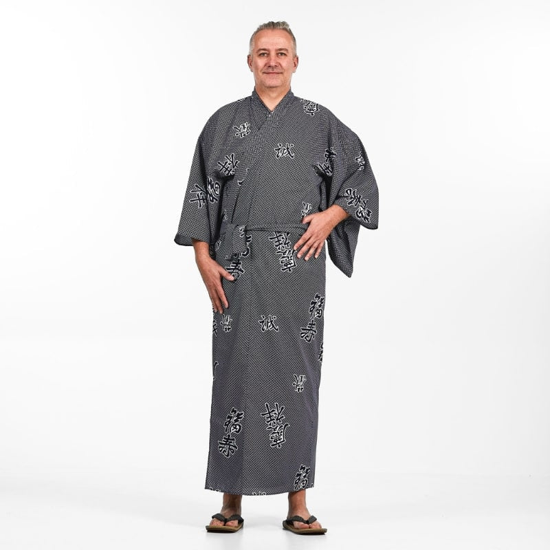 Men's Yukata Kimono Yorokobi - S