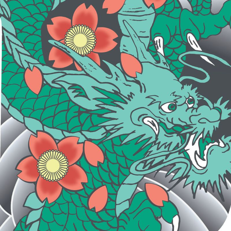 Koinobori Dragon Tattoo (M)