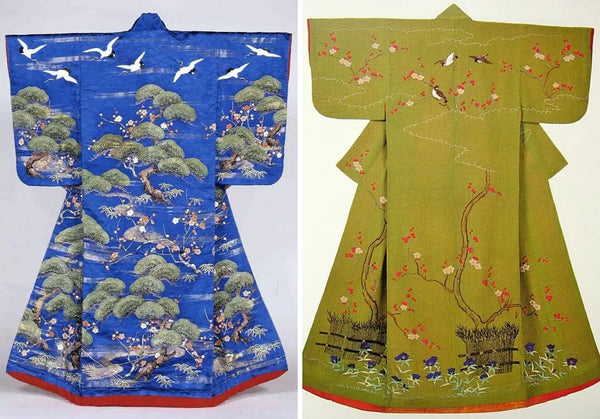 Kosode of warrior and aristocrat