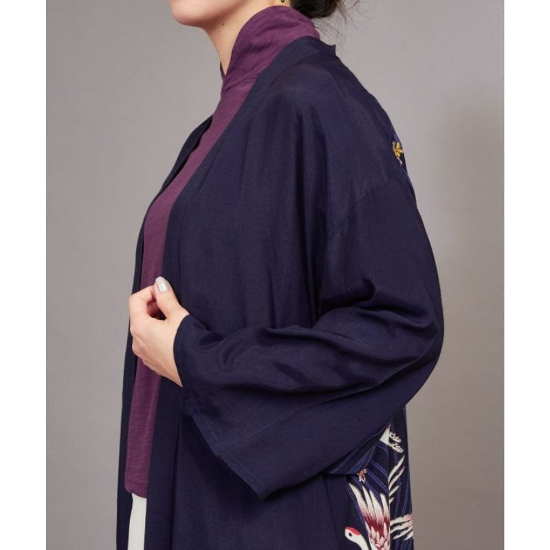Long Kimono Jacket Women One Size