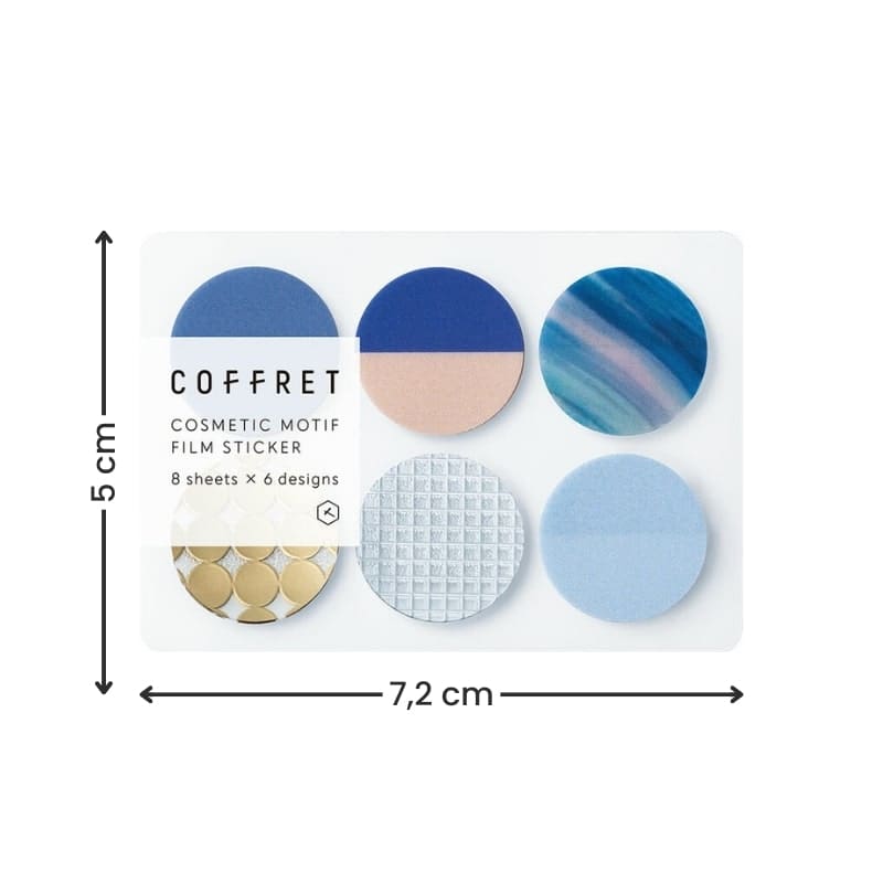 Makeup Stickers Set - Horizon Blue