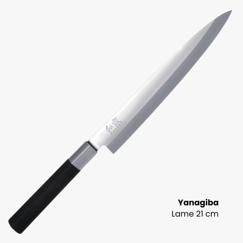Mallette 5 Couteaux Japonais KAI Wasabi Black