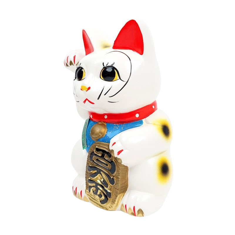 Maneki Neko White Seto - 21 cm