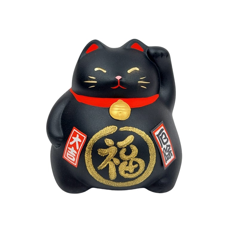 Maneki Neko Marufuku Black