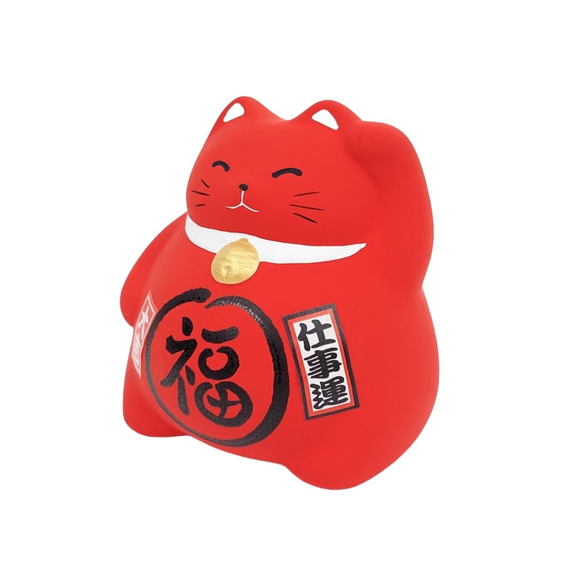 Maneki Neko Marufuku Red