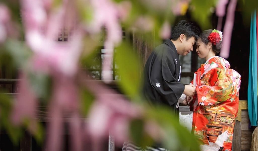 Shinto wedding in Japan