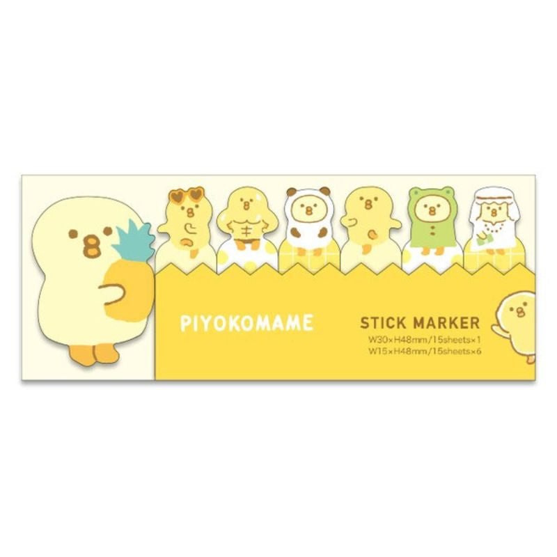 Piyokomame sticker bookmarks