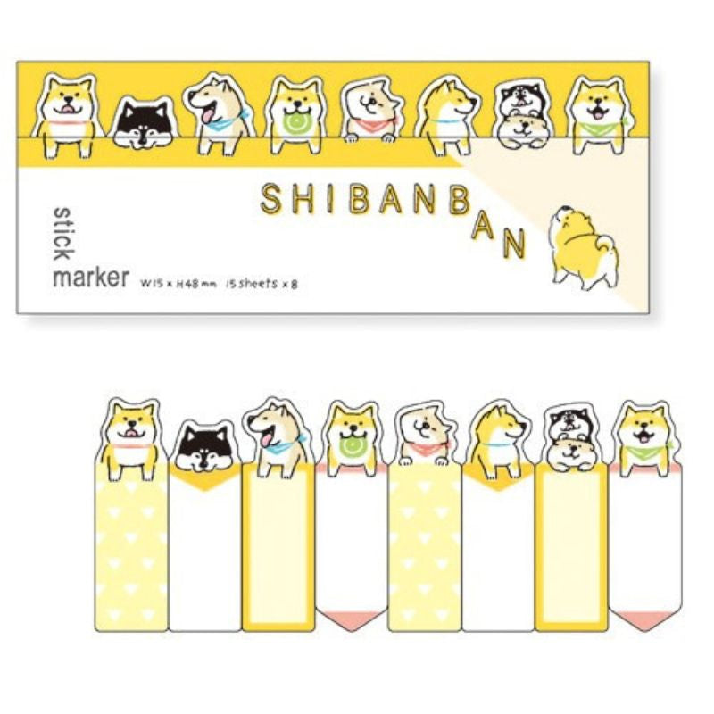 Shibanban sticker bookmarks