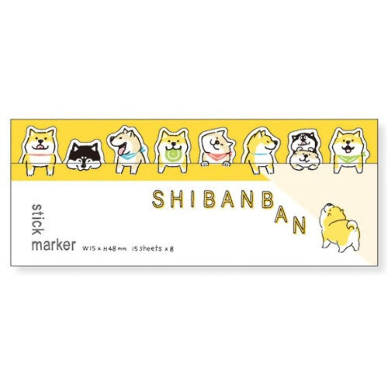 Shibanban sticker bookmarks