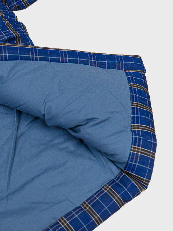 Men’s Hanten Jacket – Blue Kōshi Check