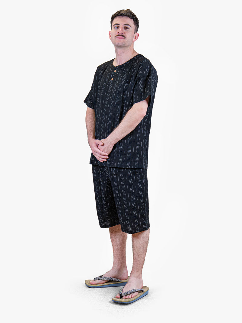 Men’s Japanese Jinbei – Kuro