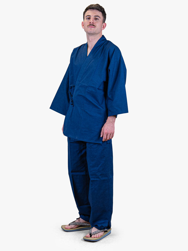 Men’s Japanese Samue – Navy Blue Mid-Season
