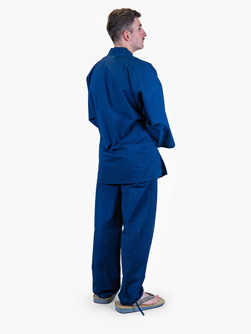 Men’s Japanese Samue – Navy Blue Mid-Season