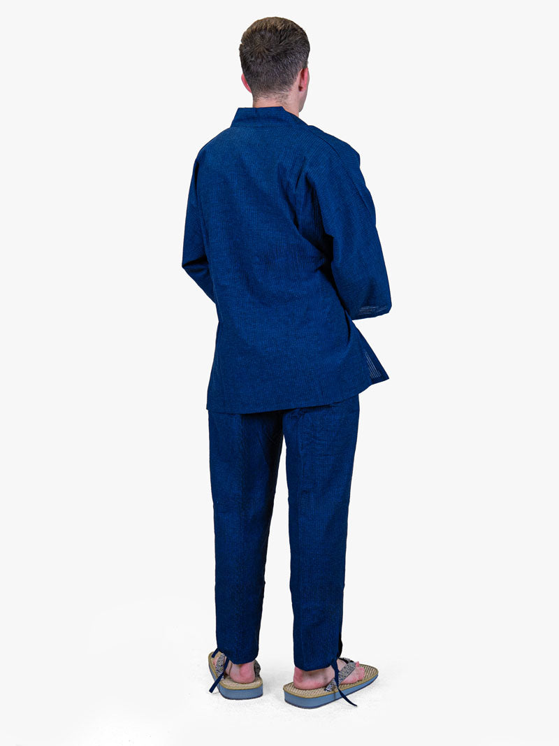 Men’s Japanese Samue – Navy Blue Summer