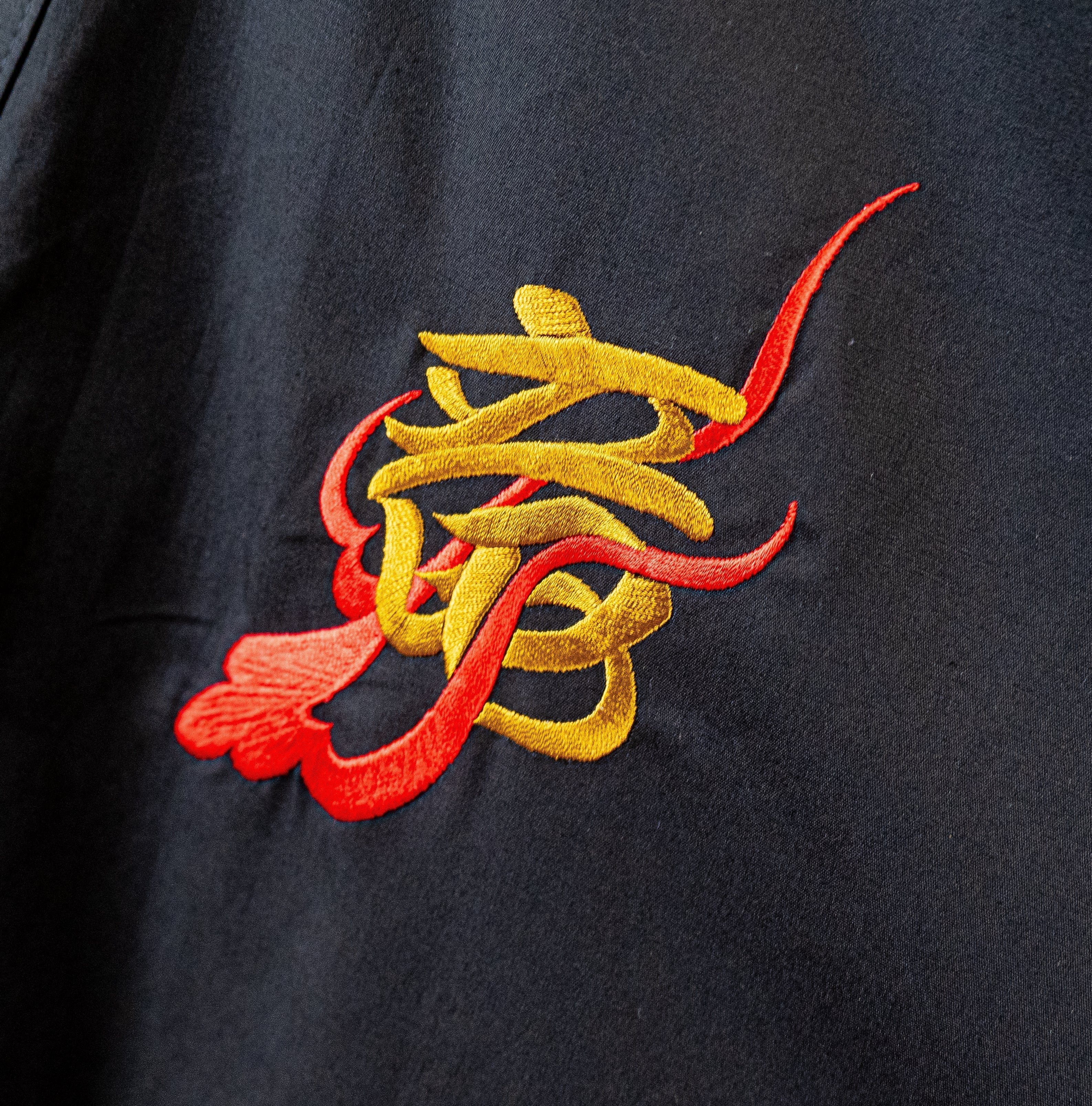 Men’s Oversized Happi Kimono – Embroidered Dragon